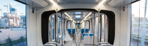 LED lighting systems for train interiors